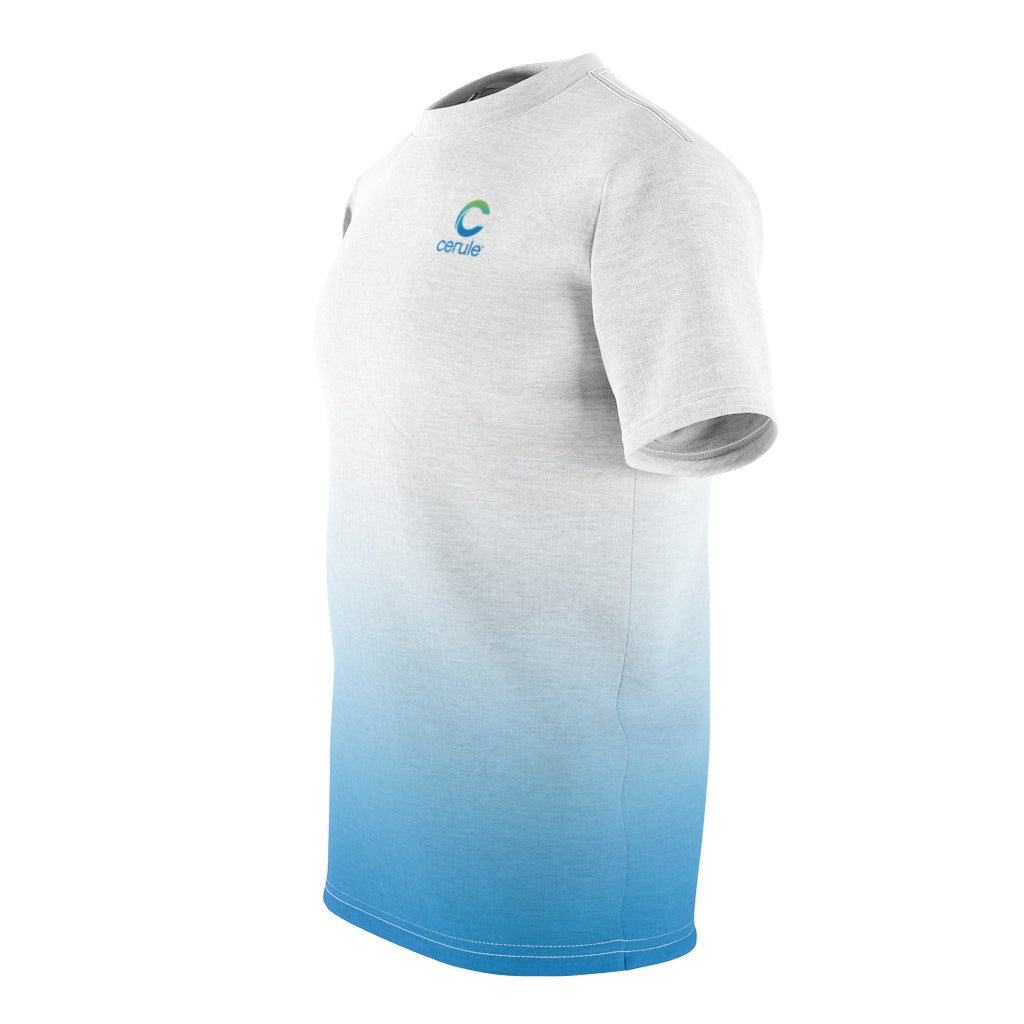 T-shirt bleu fondu pour hommes