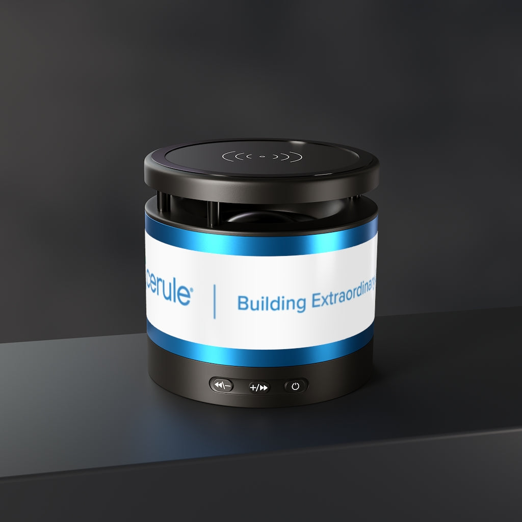 Cerule Bluetooth Speaker and Wireless Charging Pad