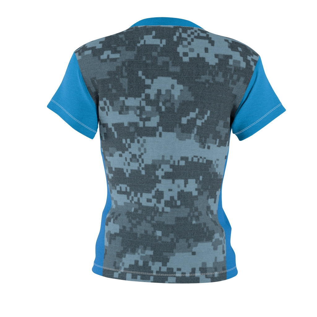 Women's "Cerule Camo" Tee