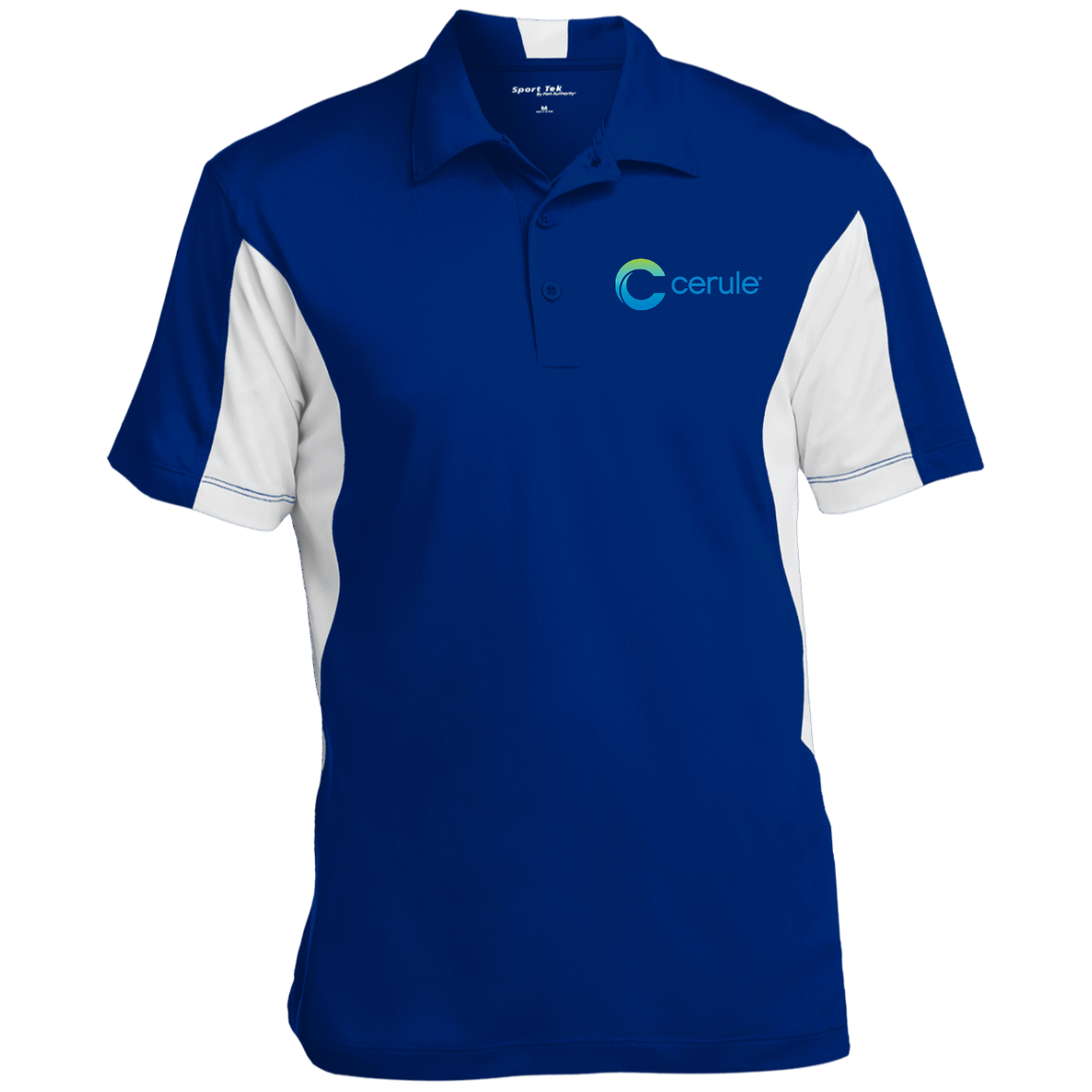 Cerule Performance Polo - True Royal/White