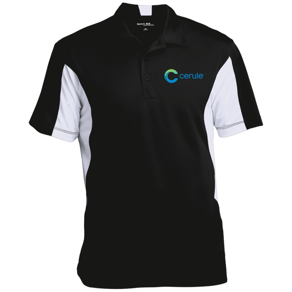 Cerule Performance Polo - Black/White