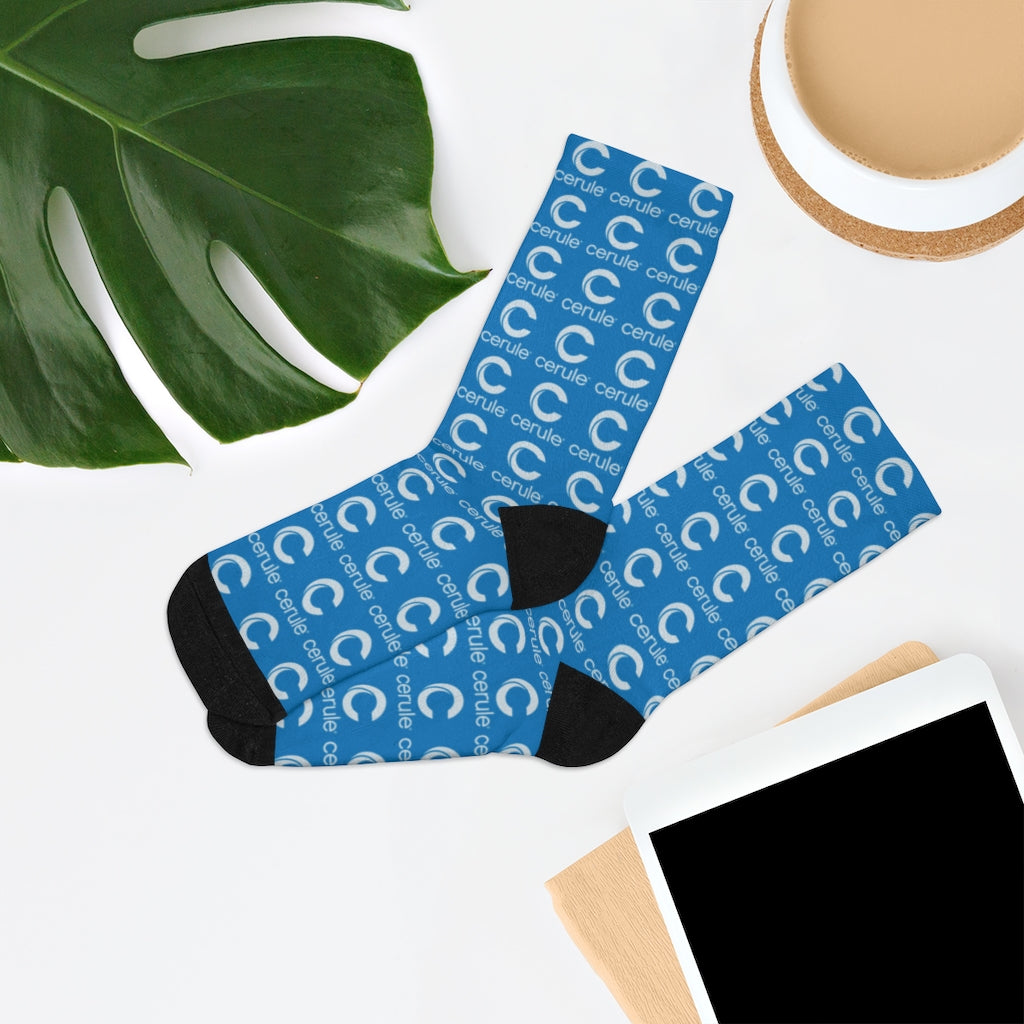 Cerule Socks - Blue