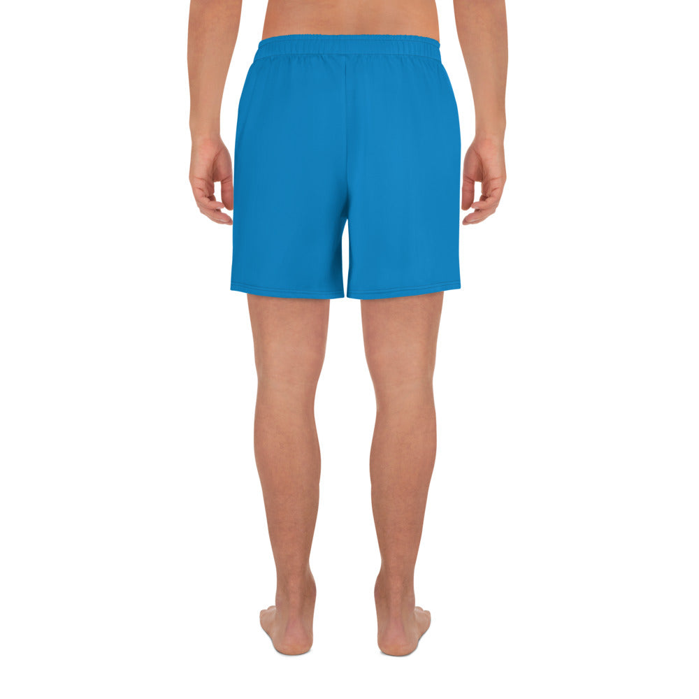 Men's Athletic Long Shorts - Blue