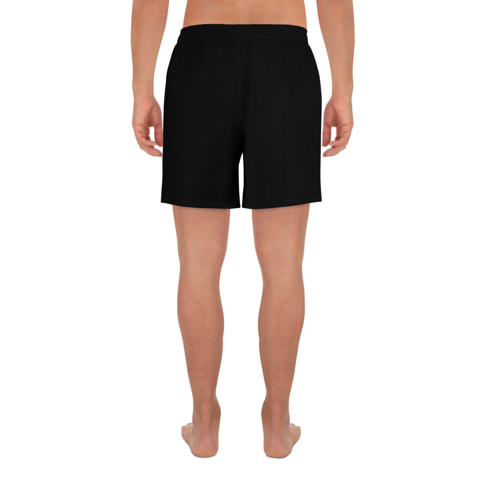 Men's Athletic Long Shorts - Black