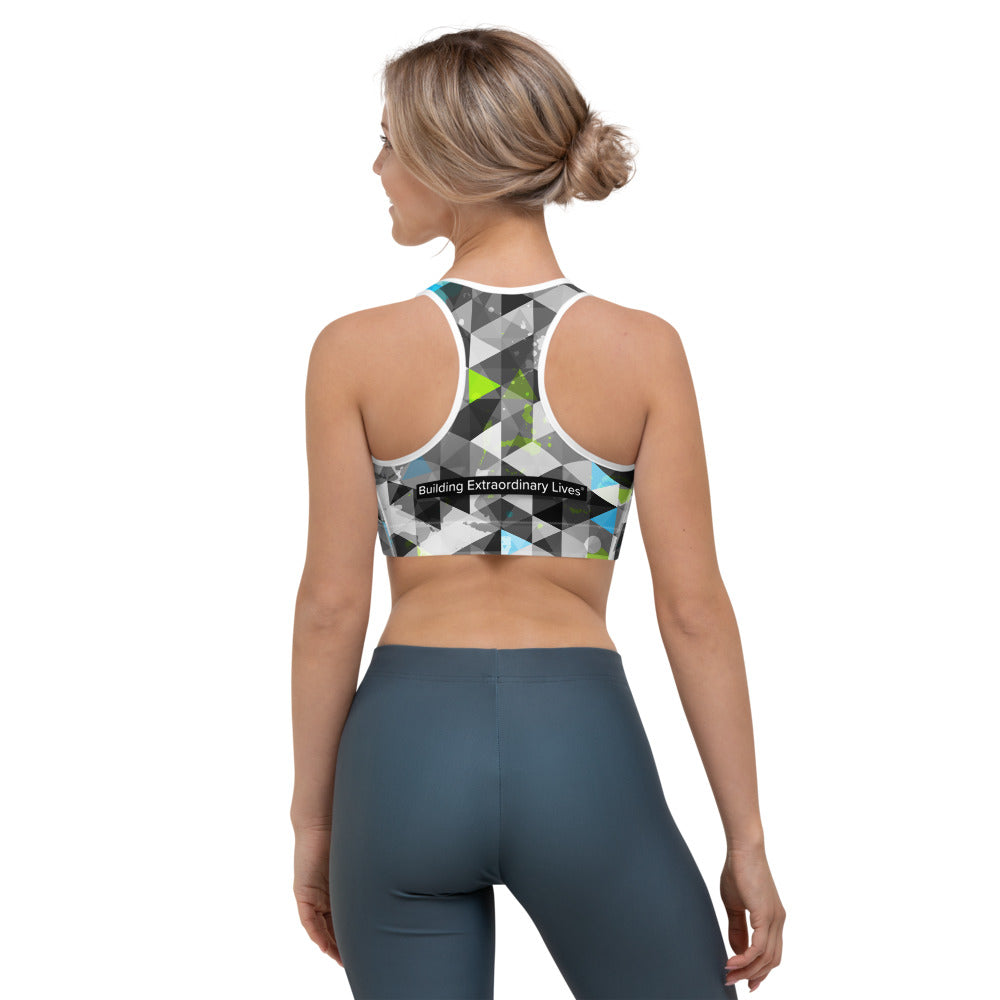 Cerule Sports Bra Tri-Color