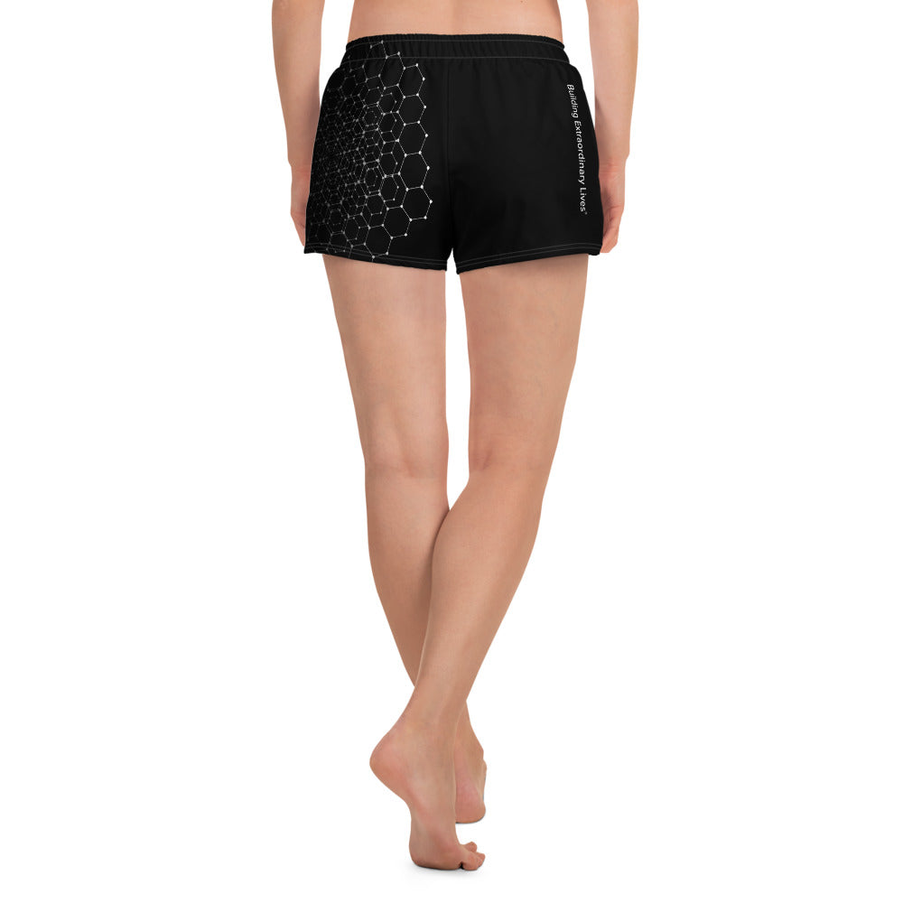 Women's Cerule Black - Athletic Short Shorts