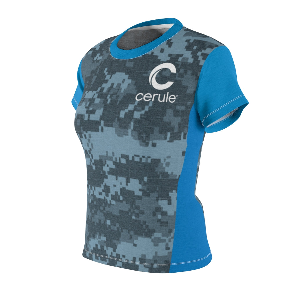 Women's "Cerule Camo" Tee
