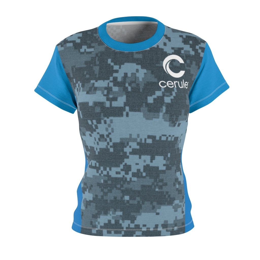 Women's "Cerule Camo" Tee