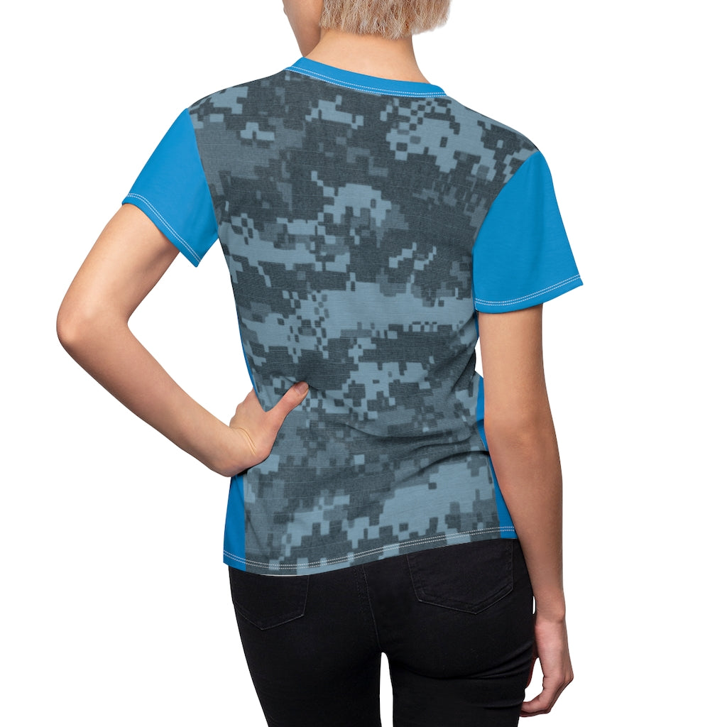 Women's "Cerule Camo" Tee