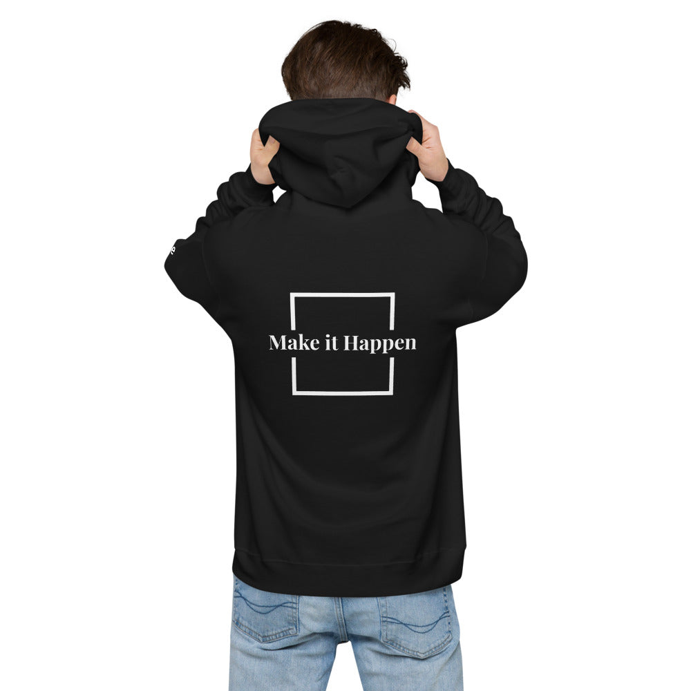 "Make it Happen" Cerule Fleece Hoodie