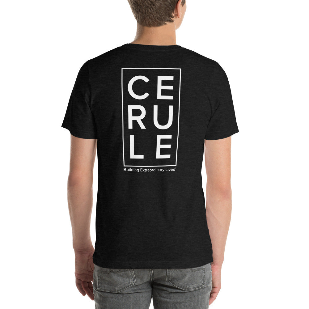 T-SHIRT CÉRULE NOIR POUR HOMME