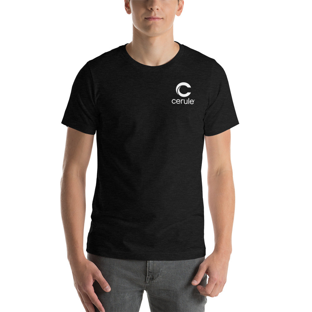 T-SHIRT CÉRULE NOIR POUR HOMME