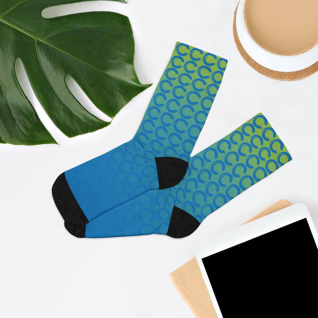 Cerule Socks - Blue/Green
