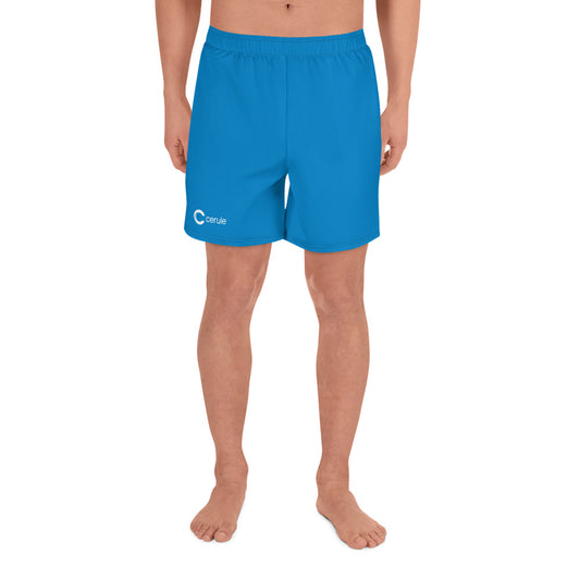 Men's Athletic Long Shorts - Blue