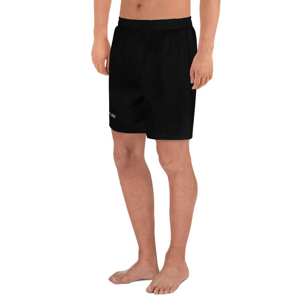 Men's Athletic Long Shorts - Black