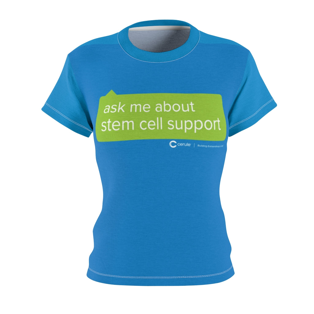 T-shirt"Cerule SMS"pour femme